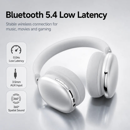Casque Sans Fil Réduction de Bruit Active Hybride – 50 h d'Autonomie, Bluetooth 5.4
