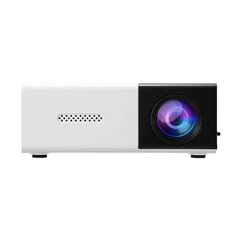 Mini projecteur portable avec prise en charge Full HD 1080P - Comprend une télécommande alimenté par USB idéal