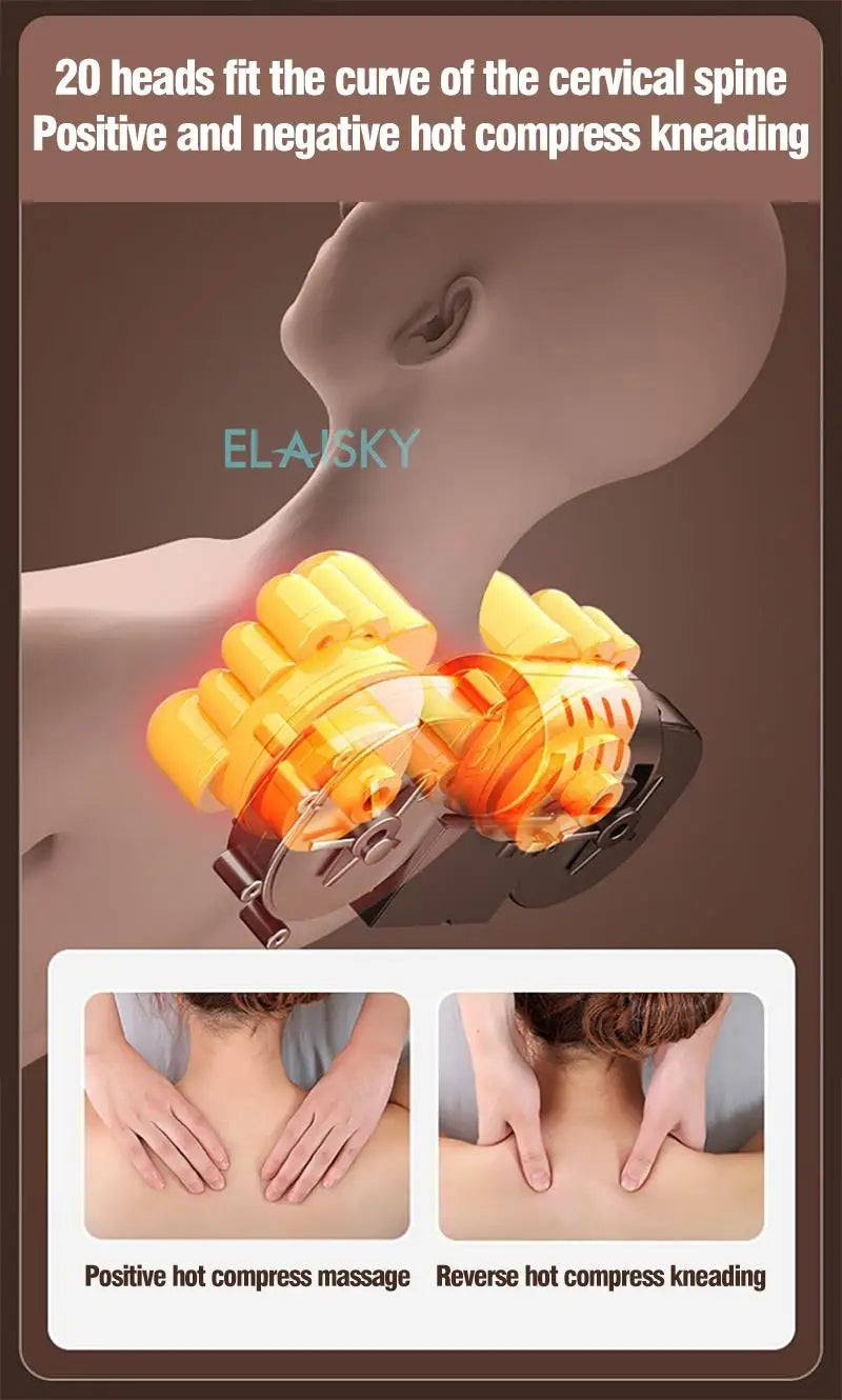 Matelas de Massage chauffant électrique vibrant, coussin de Massage infrarouge pour le cou, le dos et les pieds, douleur complète du corps, soulagement du Stress, relaxation du corps