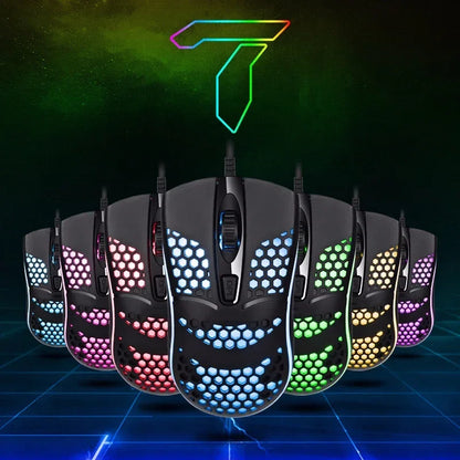 Souris gaming RGB 7200 DPI ergonomique – vue 6