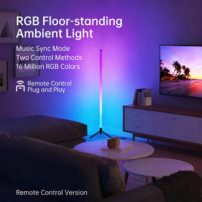 Lampadaire d'angle LED RGB 120 cm – vue 3