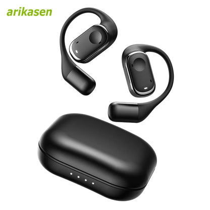 Écouteurs Sport à Crochet Oreilles Libres – Bluetooth 5.3, Basses Renforcées, IPX5