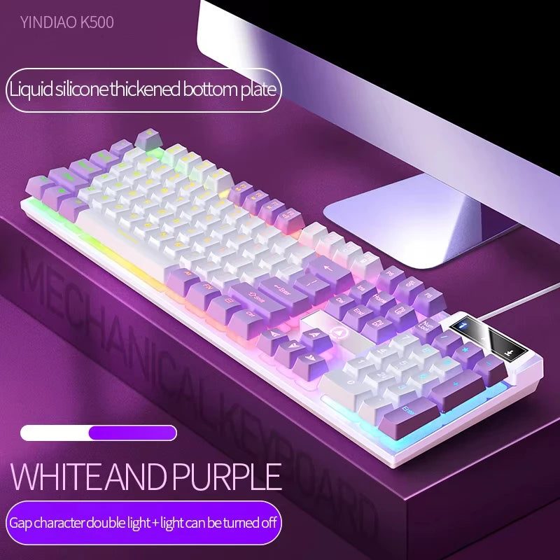 Clavier Gaming RGB Mécanique – Résistant aux Éclaboussures