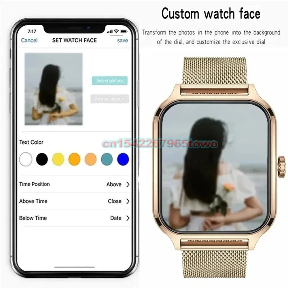 Montre connectée HT30 appels Bluetooth – photo 5