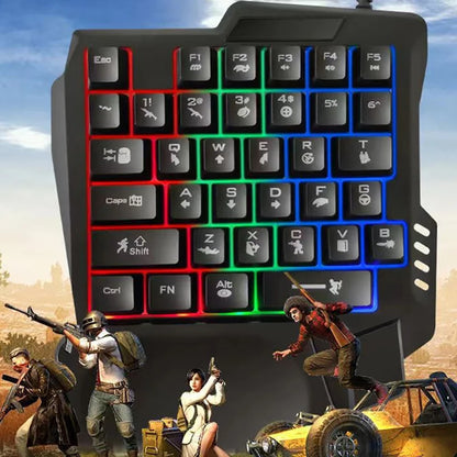 Mini Clavier Gaming RGB 35 Touches – Ultra-Fin USB