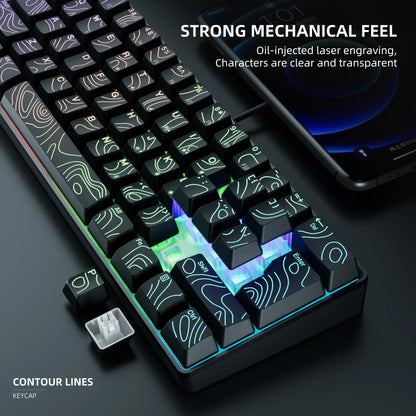 Clavier Gaming Compact 60% RGB – Format Mini