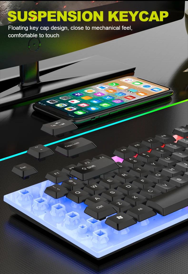 Clavier Gaming 104 Touches – Toucher Mécanique RGB