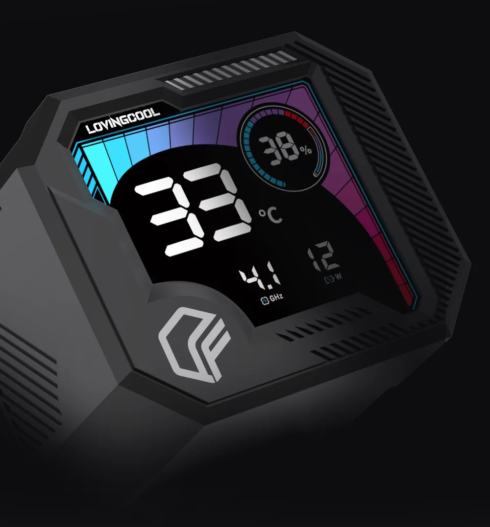 Watercooling CPU ARGB LOVINGCOOL AK – Écran Dynamique (240/360 mm)
