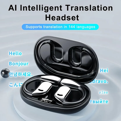 Écouteurs traducteurs IA 144 langues Bluetooth – vue 5
