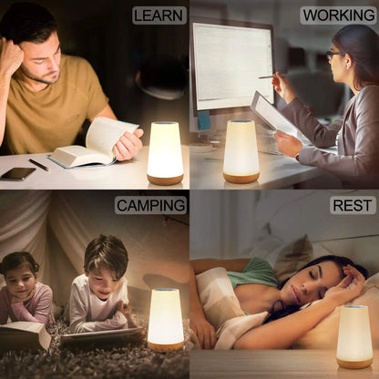 Lampe de chevet tactile RGB 13 couleurs sans fil – vue 6