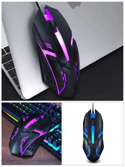 Souris gaming RGB filaire 3 niveaux de DPI – vue 4