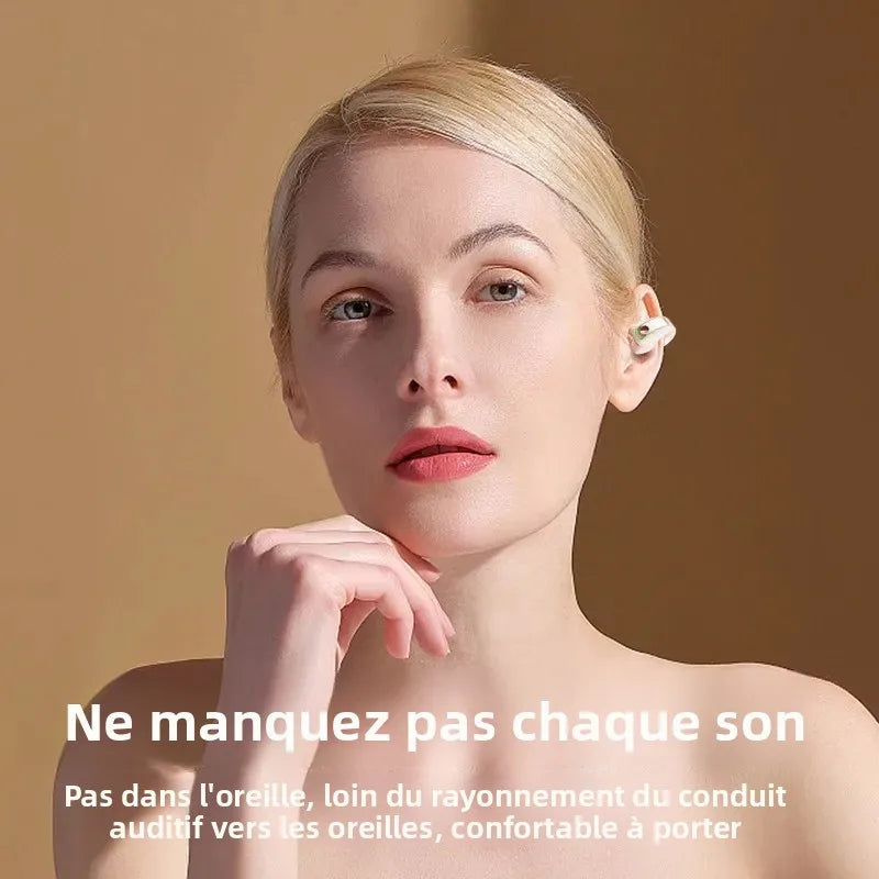 Écouteurs à clip avec micro intégré
