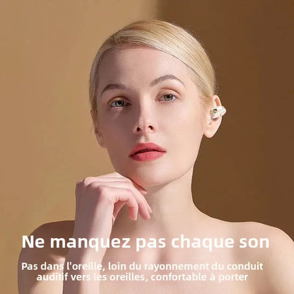 Écouteurs à clip avec micro intégré
