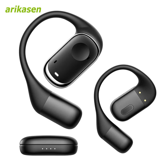 Écouteurs Sport à Crochet Oreilles Libres – Bluetooth 5.3, Basses Renforcées, IPX5