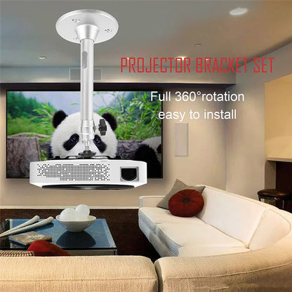 Support de vidéoprojecteur fixé au mur