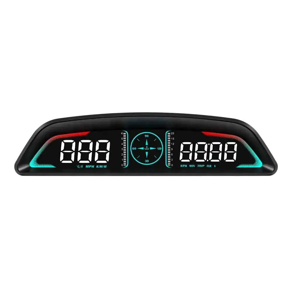 AD voiture B3 OBD HUD G3 GPS HUD affichage tête haute compteur de vitesse numérique réveil de survitesse RPM tension