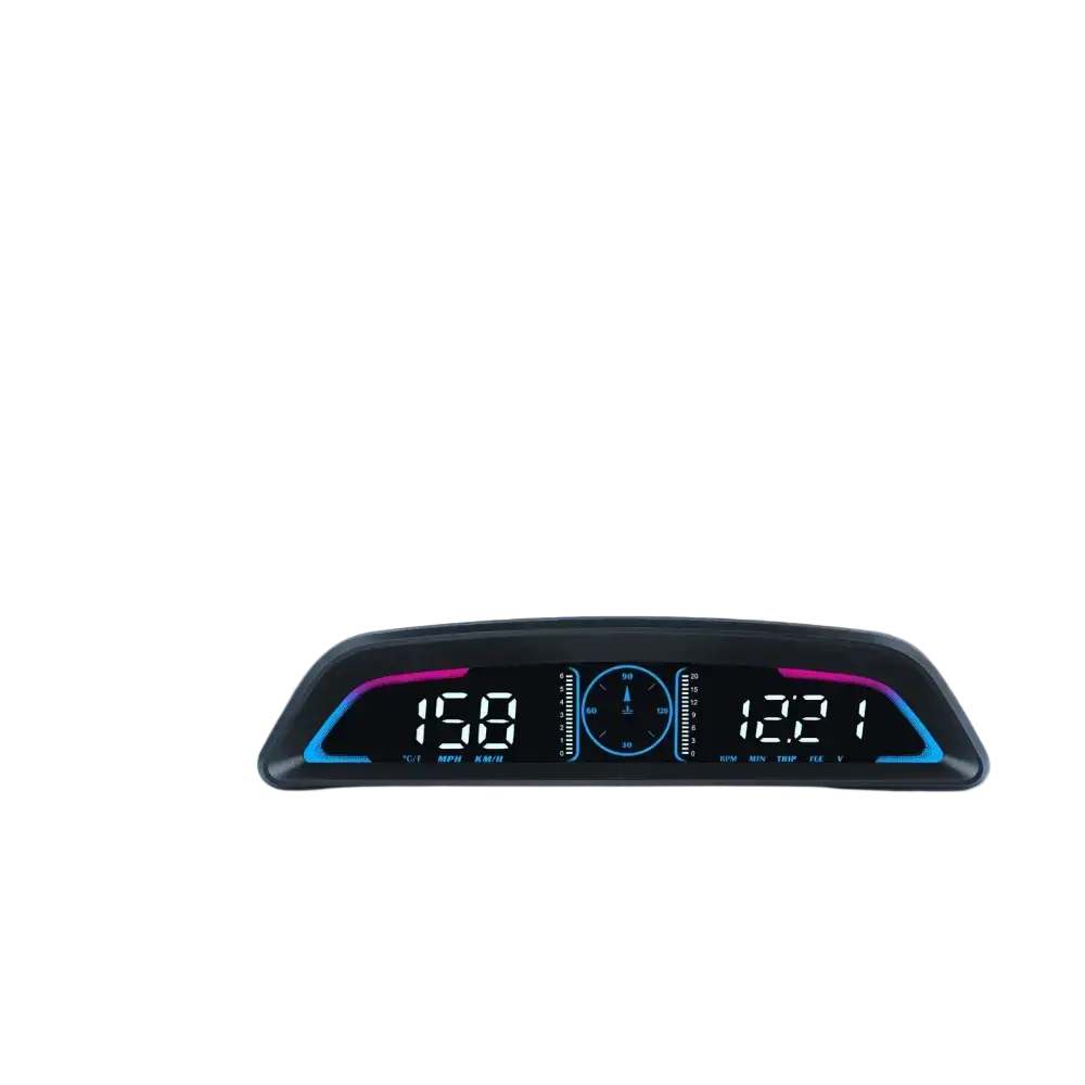 AD voiture B3 OBD HUD G3 GPS HUD affichage tête haute compteur de vitesse numérique réveil de survitesse RPM tension