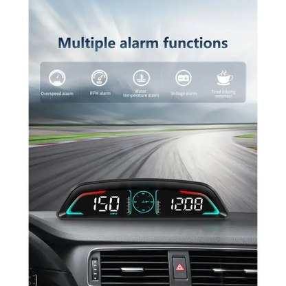 AD voiture B3 OBD HUD G3 GPS HUD affichage tête haute compteur de vitesse numérique réveil de survitesse RPM tension