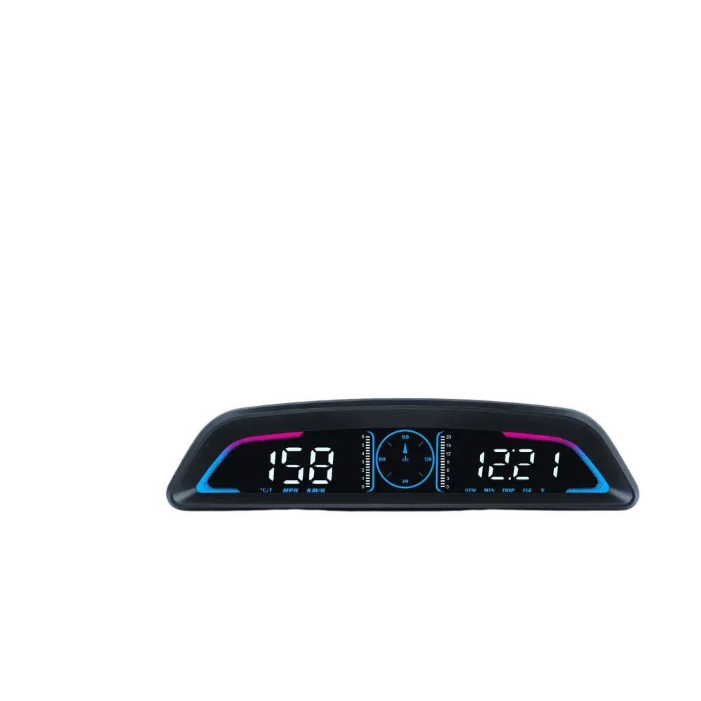 AD voiture B3 OBD HUD G3 GPS HUD affichage tête haute compteur de vitesse numérique réveil de survitesse RPM tension