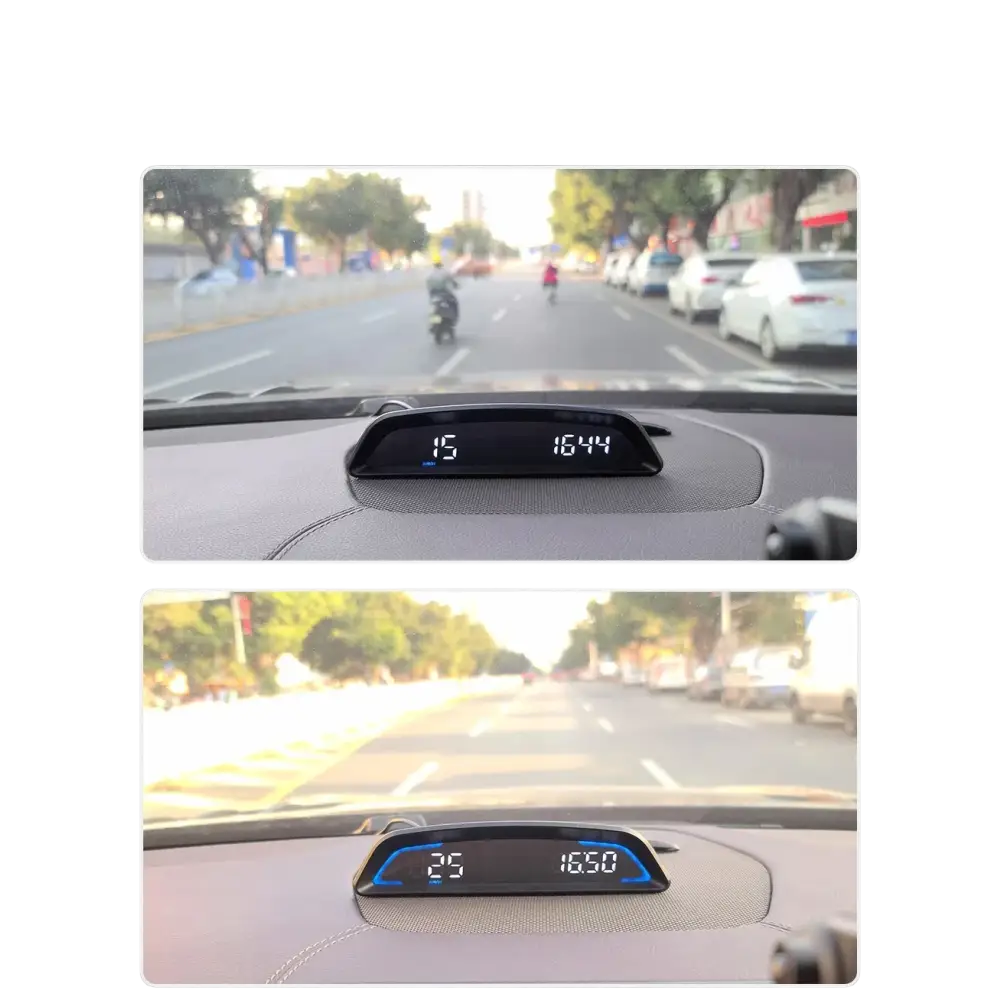 AD voiture B3 OBD HUD G3 GPS HUD affichage tête haute compteur de vitesse numérique réveil de survitesse RPM tension