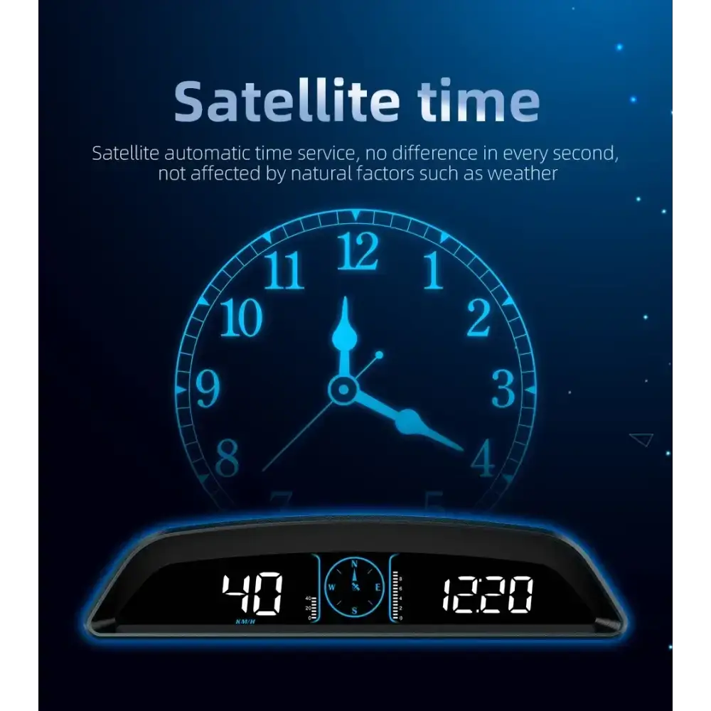 AD voiture B3 OBD HUD G3 GPS HUD affichage tête haute compteur de vitesse numérique réveil de survitesse RPM tension