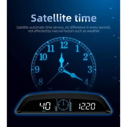 AD voiture B3 OBD HUD G3 GPS HUD affichage tête haute compteur de vitesse numérique réveil de survitesse RPM tension