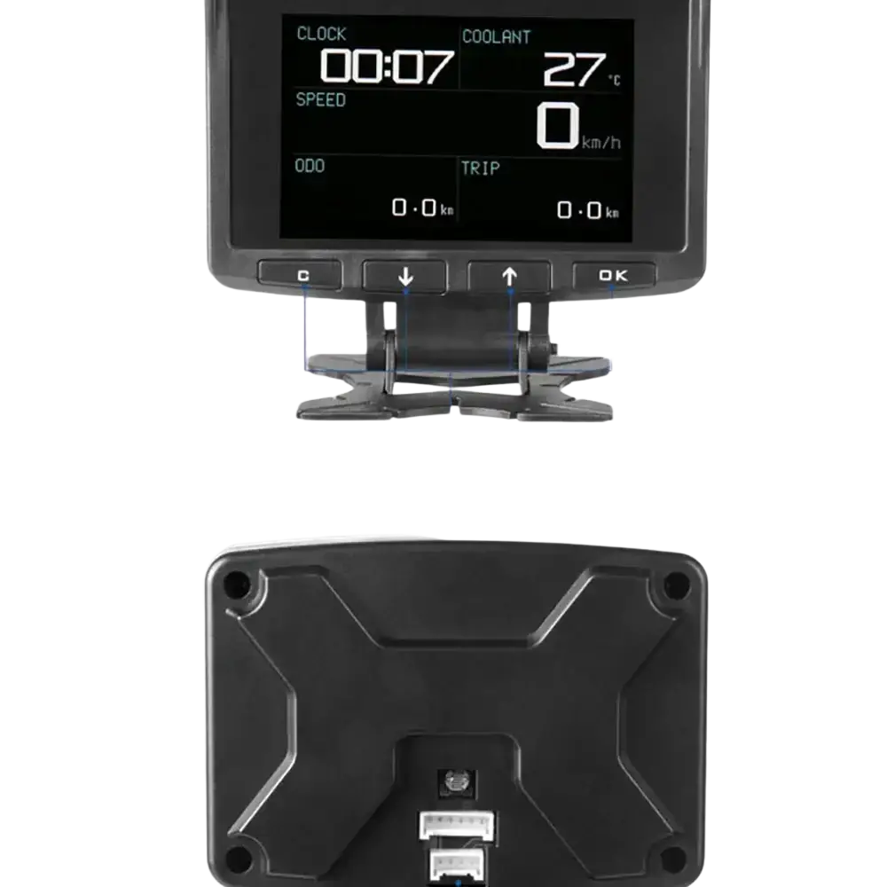 Affichage tête haute HUD pour voiture ordinateur de conduite OBD numérique compteur de vitesse multifonction - A208