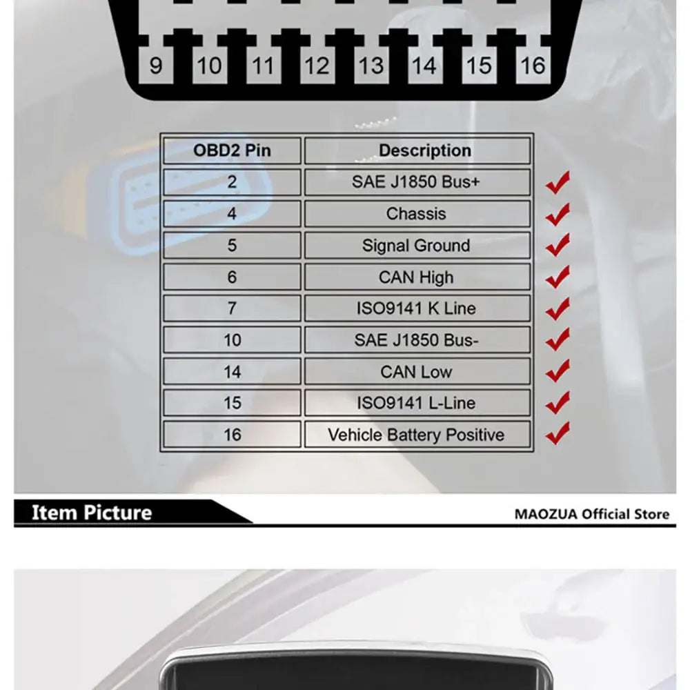 Affichage tête haute HUD pour voiture ordinateur de conduite OBD numérique compteur de vitesse multifonction - A208