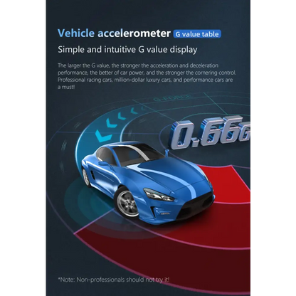 Affichage tête haute OBD + GPS HUD P24 pour voiture compteur de vitesse numérique température de l’eau consommation