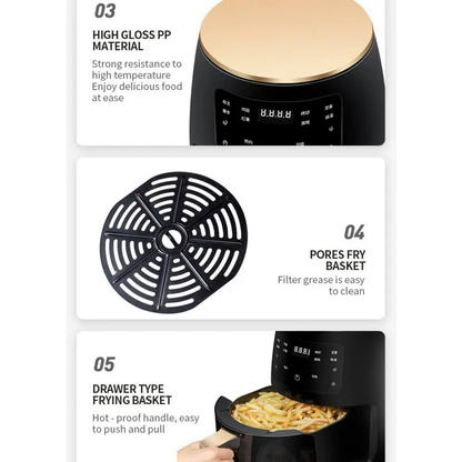 Air Fryer Smart Touch Home Electric Fryer - maison