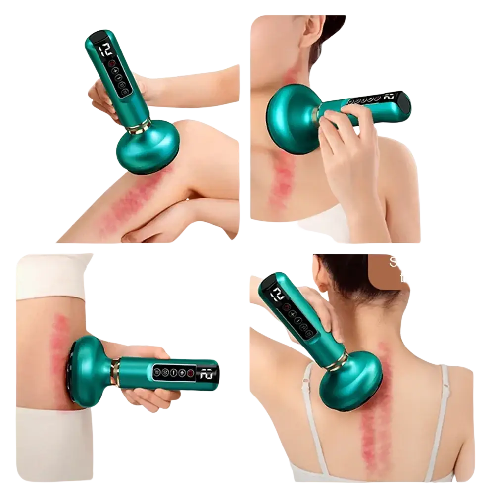 Appareil de Massage électrique multifonctionnel méridien Guasha grattage masseur canettes sous vide brûleur de graisse