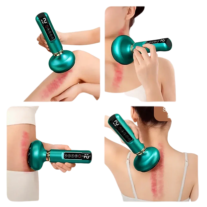 Appareil de Massage électrique multifonctionnel méridien Guasha grattage masseur canettes sous vide brûleur de graisse