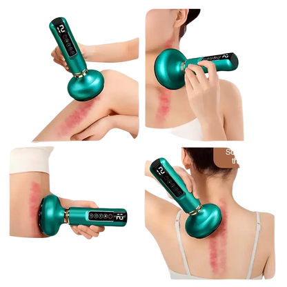 Appareil de Massage électrique multifonctionnel méridien Guasha grattage masseur canettes sous vide brûleur de graisse