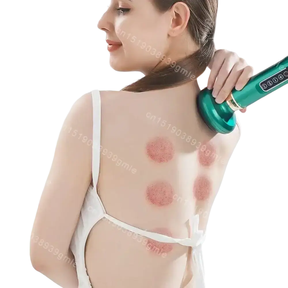 Appareil de Massage électrique multifonctionnel méridien Guasha grattage masseur canettes sous vide brûleur de graisse