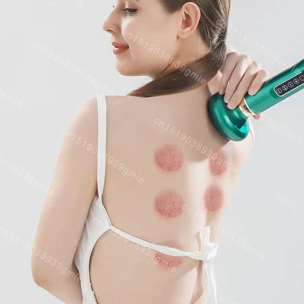 Appareil de Massage électrique multifonctionnel méridien Guasha grattage masseur canettes sous vide brûleur de graisse