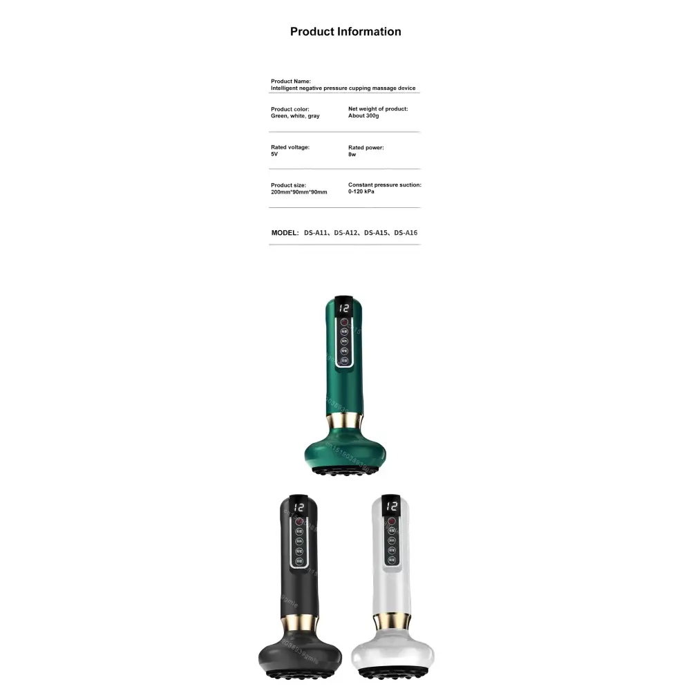 Appareil de Massage électrique multifonctionnel méridien Guasha grattage masseur canettes sous vide brûleur de graisse