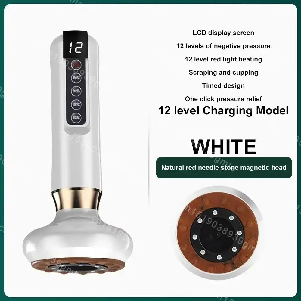 Appareil de Massage électrique multifonctionnel méridien Guasha grattage masseur canettes sous vide brûleur de graisse