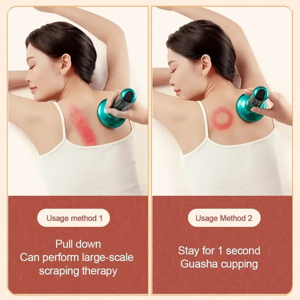 Appareil de Massage électrique multifonctionnel méridien Guasha grattage masseur canettes sous vide brûleur de graisse
