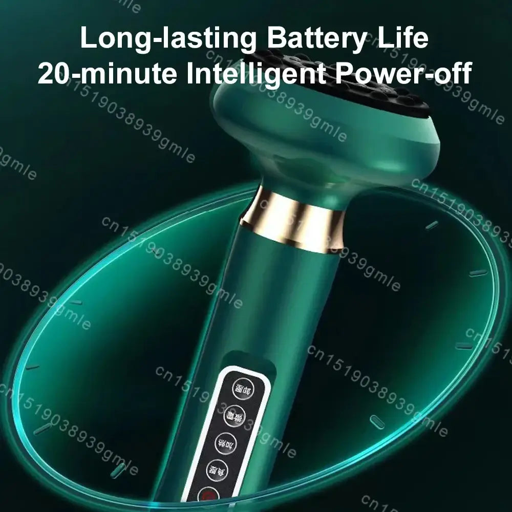 Appareil de Massage électrique multifonctionnel méridien Guasha grattage masseur canettes sous vide brûleur de graisse