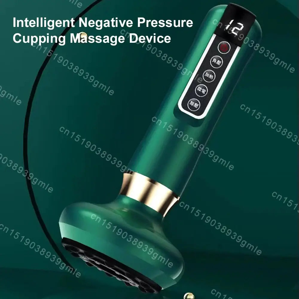 Appareil de Massage électrique multifonctionnel méridien Guasha grattage masseur canettes sous vide brûleur de graisse