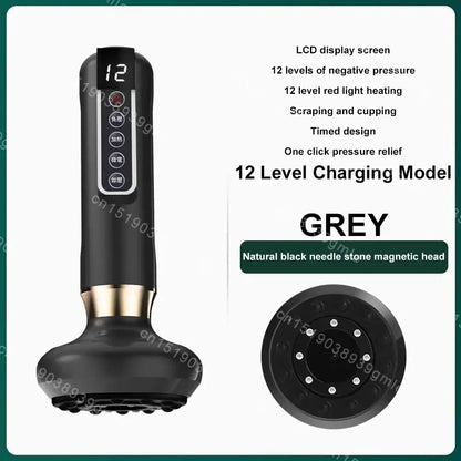 Appareil de Massage électrique multifonctionnel méridien Guasha grattage masseur canettes sous vide brûleur de graisse