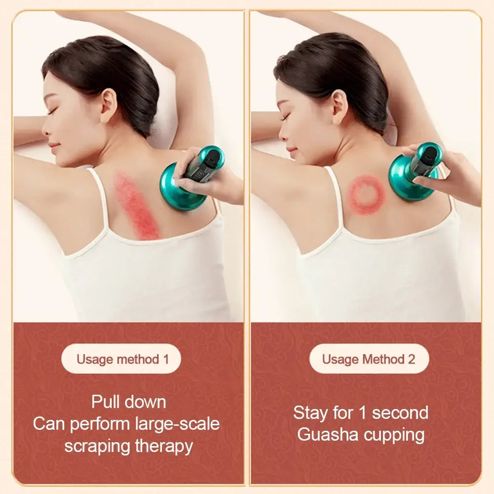 Appareil de Massage électrique multifonctionnel méridien Guasha grattage masseur canettes sous vide brûleur de graisse