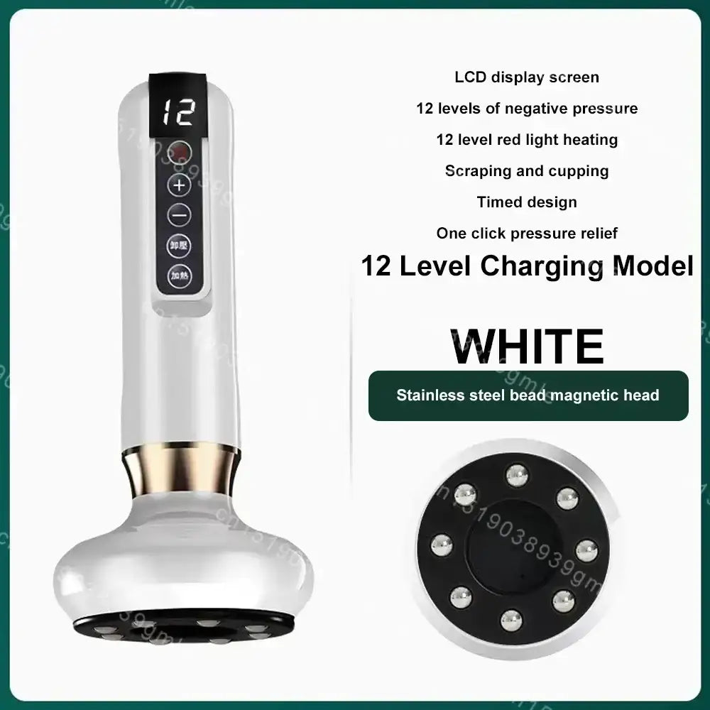 Appareil de Massage électrique multifonctionnel méridien Guasha grattage masseur canettes sous vide brûleur de graisse