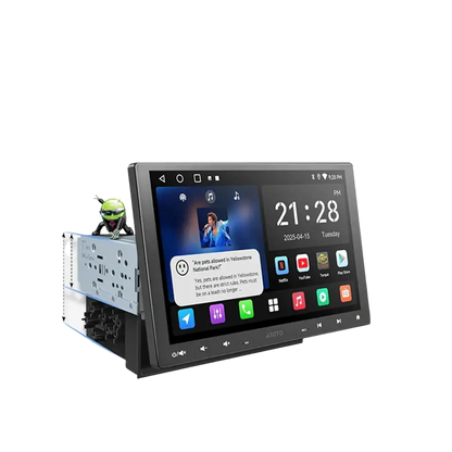 ATOTO Android autoradio 10 pouces simple 1 Din sans fil Apple CarPlay Android Auto écran 1Din autoradio lecteur