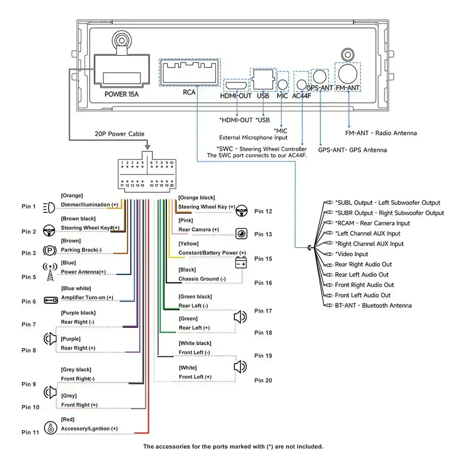 ATOTO Android autoradio 10 pouces simple 1 Din sans fil Apple CarPlay Android Auto écran 1Din autoradio lecteur