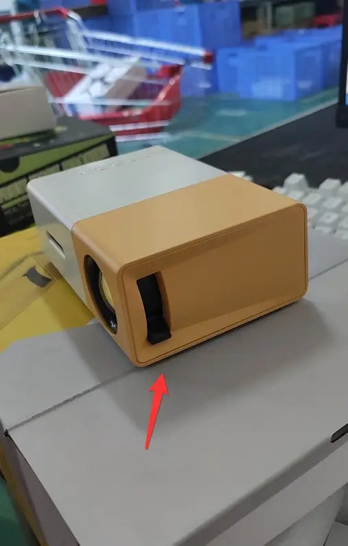 Projecteur portable YG300 compact deux tons pour cinéma maison LED