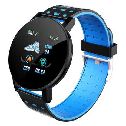 Bluetooth smart watch - Blue - montre