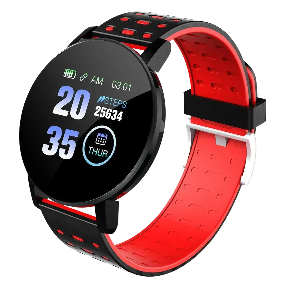 Bluetooth smart watch - Red - montre