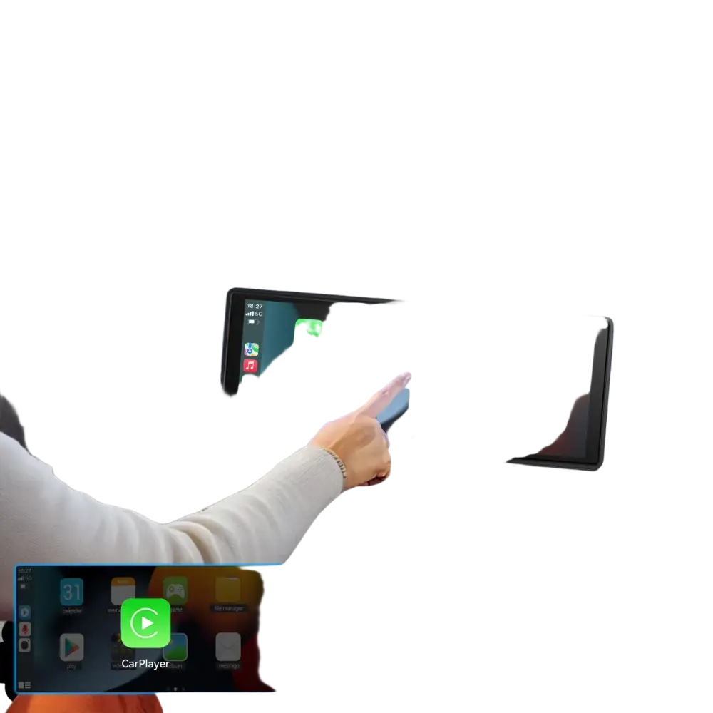 Carplay portable universel pour écran de voiture écran Carplay sans fil stéréo de voiture sans fil avec Carplay Android