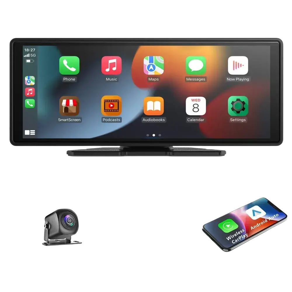 Carplay portable universel pour écran de voiture écran Carplay sans fil stéréo de voiture sans fil avec Carplay Android